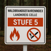 Symbolfot Waldbrandgefahrenindex 5