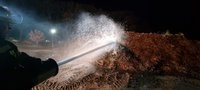 Schaumrohr im Einsatz